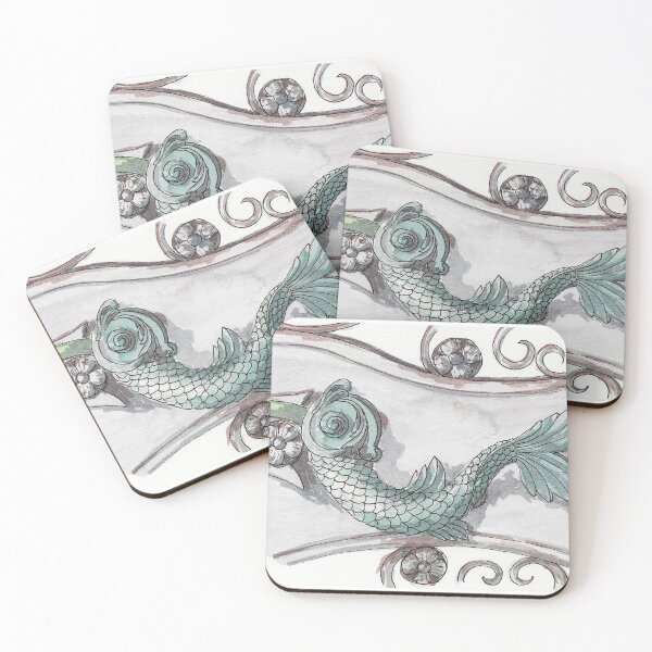 Item preview, Venetian dolphin designed and sold by BlackSwanArt.