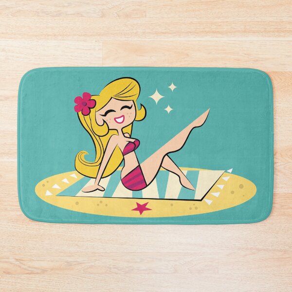 Item preview, Retro Beach Blonde Pinup designed and sold by Redneck-Stupid.