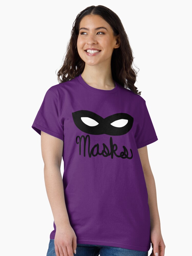 Thumbnail 2 of 7, Classic T-Shirt, Masks Logo - Amara Lynn's Masks designed and sold by amarajlynn.