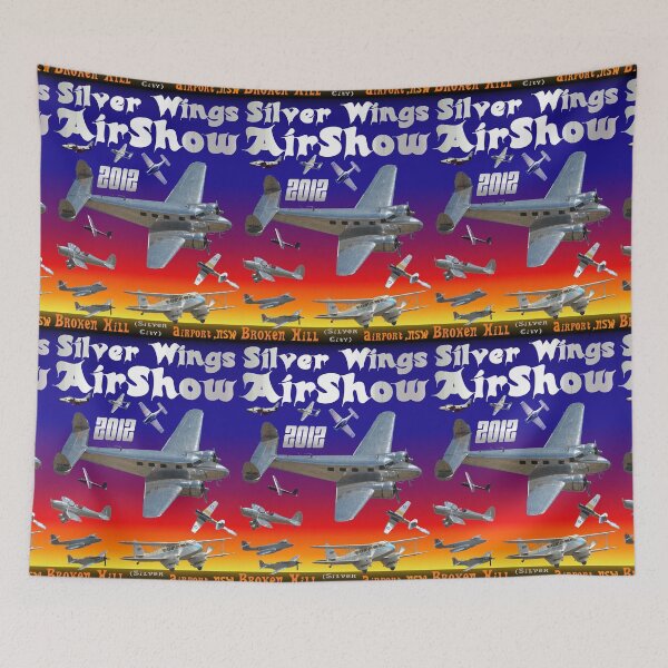 Item preview, Silver Wings Airshow-1 T-shirt Design designed and sold by muz2142.