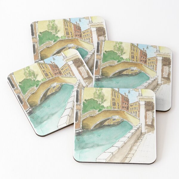 Item preview, Quiet corner in Venice designed and sold by BlackSwanArt.