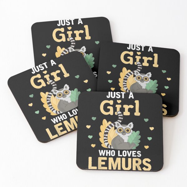 Item preview, Just A Girl Who Loves Lemur designed and sold by FelixSchulze.