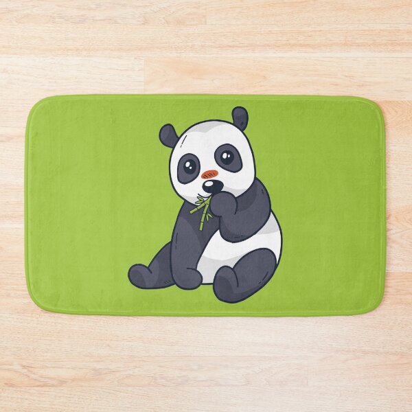 Item preview, Cute Panda Eating Bamboo designed and sold by cutenfunny.