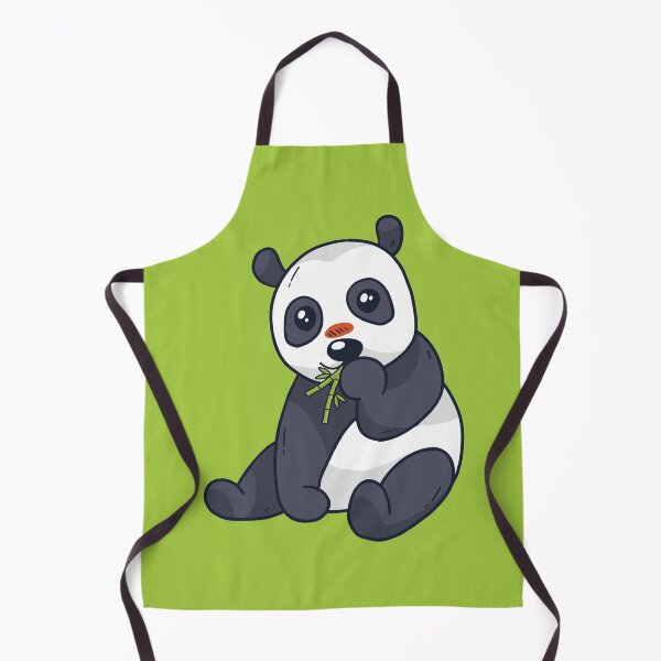 Item preview, Cute Panda Eating Bamboo designed and sold by cutenfunny.