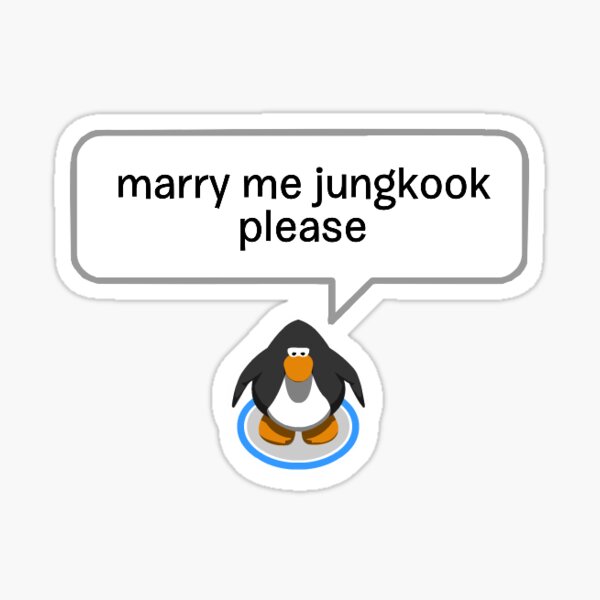 Artikel-Vorschau von Jungkook Stan Pinguin, designt und verkauft von MoogMachineMaze.