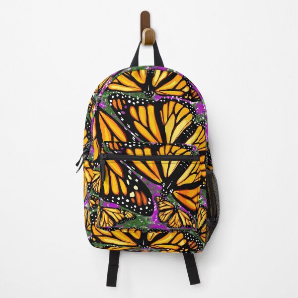 Item preview, Beautiful Monarch Butterflies with floral background  designed and sold by MamaODea.