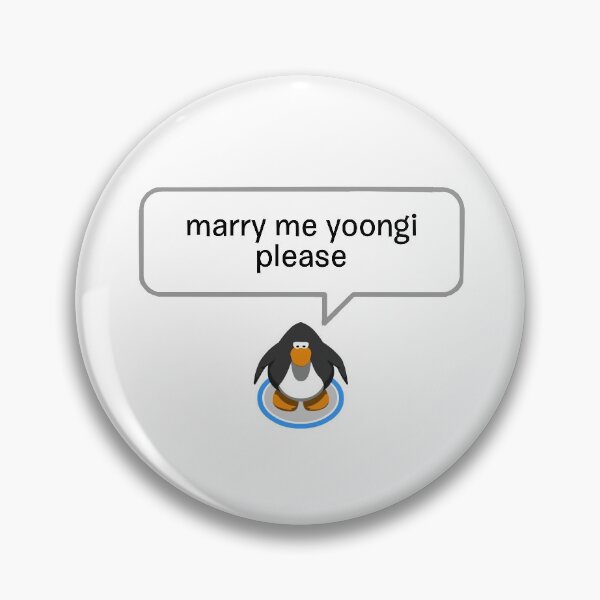 Item preview, Yoongi Stan Penguin designed and sold by MoogMachineMaze.