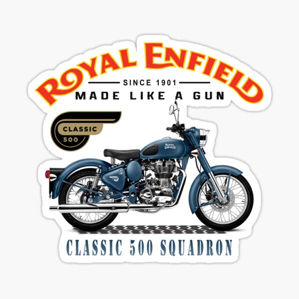 Le Royal Enfield Classic 500 Squadron Sticker