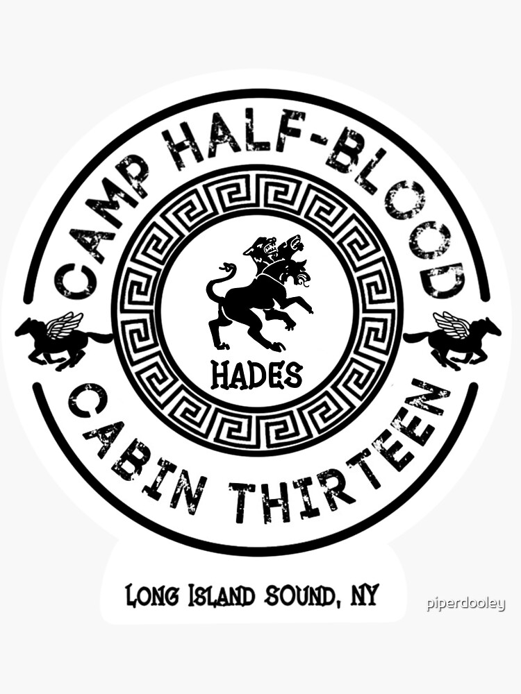 Cabin Thirteen - Hades - Percy Jackson - Camp Half-Blood Clock