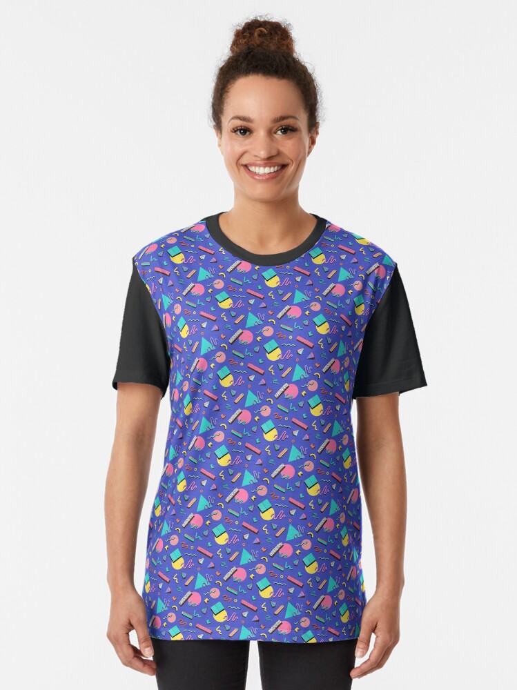 90s pattern t shirt