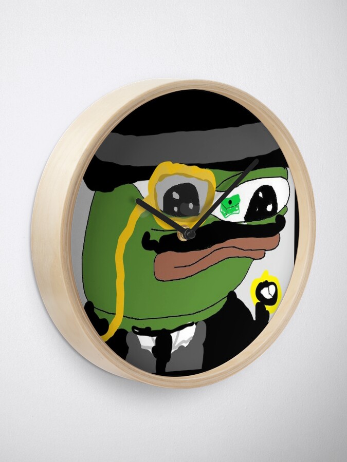 Pepega High Quality Emote Clock for Sale by OldDannyBrown