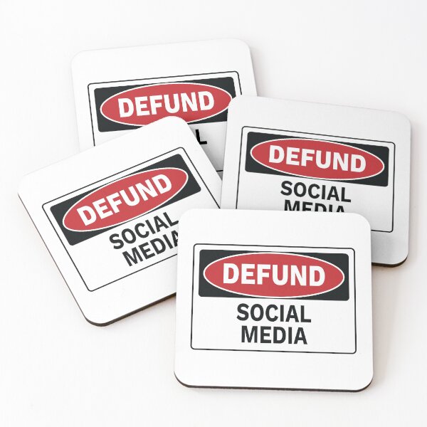 Item preview, Defund - Social Media designed and sold by TrutherIndex.