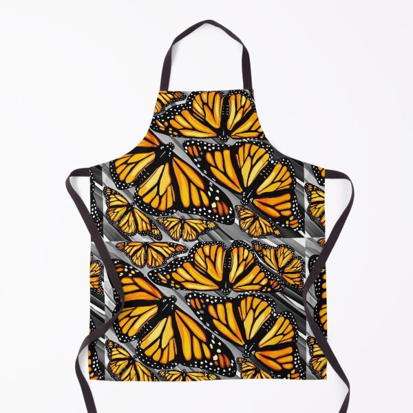Item preview, Beautiful monarch butterflies on muted grey background designed and sold by MamaODea.