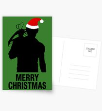 Daryl Dixon Christmas Design (Dark) Postkarten