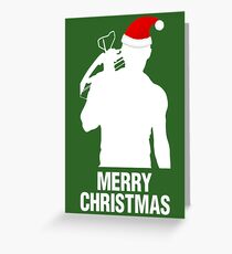 Daryl Dixon Christmas Design (Light) Greeting Card