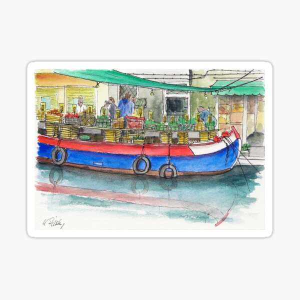 San Barnaba fruit and vegetable boat Sticker