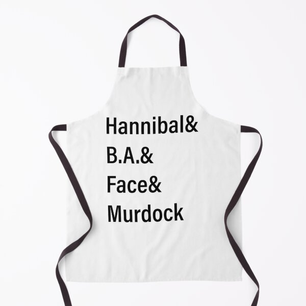 Item preview, Hannibal& B.A..&Face& Murdock - Black text designed and sold by TWPCdesigns.