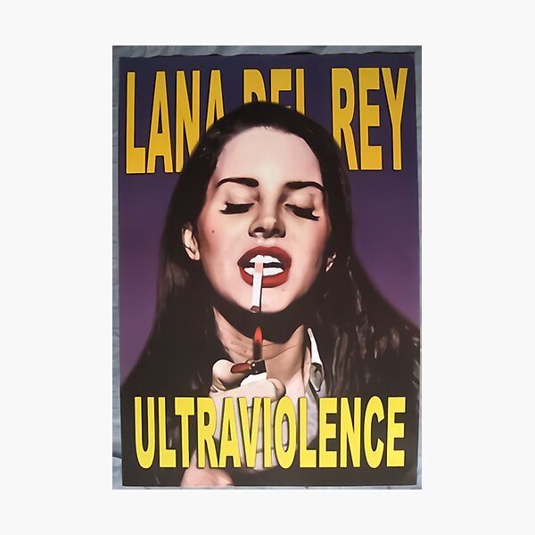 Lana Dell Ray Smoking Girl Photographic Print