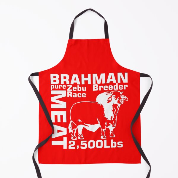 Item preview, Brahman Meat Breeder Zebu Race Cattle BBQ White designed and sold by tkgarage.