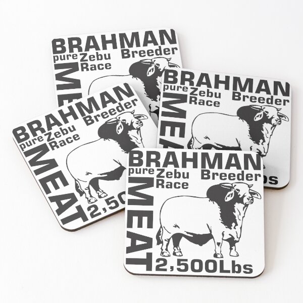 Item preview, Brahman Meat Breeder Zebu Race Cattle BBQ Black designed and sold by tkgarage.