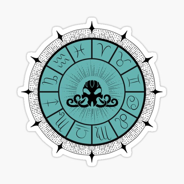 STC Astrology Logo Sticker