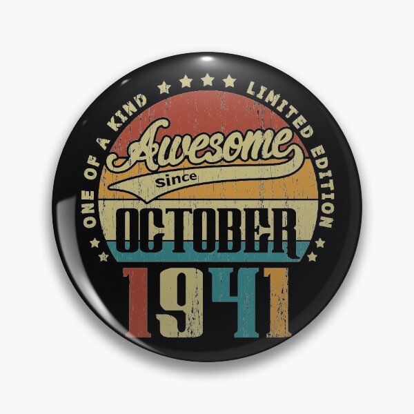 Item preview, Vintage October 1941 One Of A Kind Awesome Since October 1941 79th Birthday Gift 79 Years Old designed and sold by Takatv.
