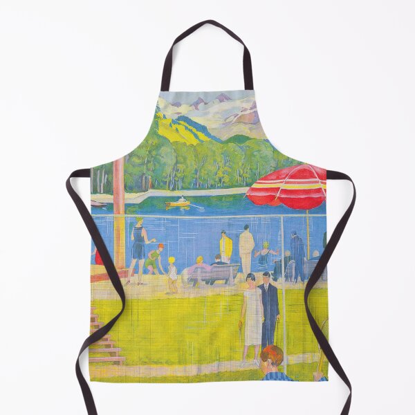 Item preview, Klosters Switzerland Vintage Travel Poster designed and sold by vintagevivian.