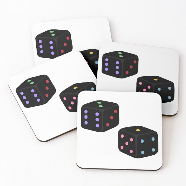 Item preview, Black Dice Six Sided designed and sold by karwilberevivalcollection.