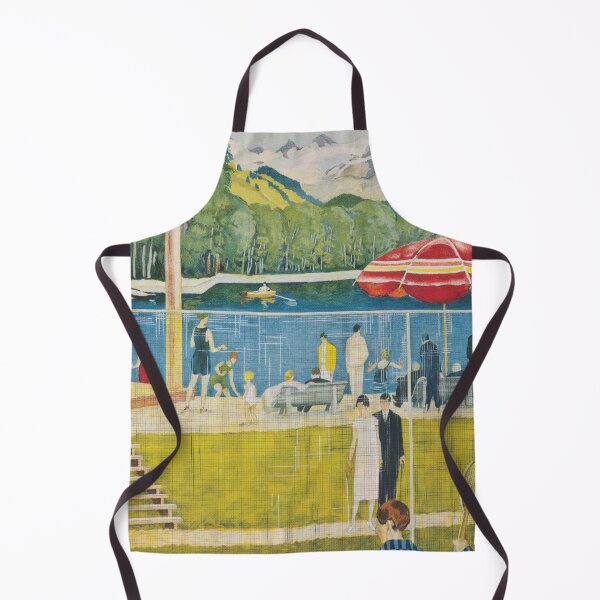 Item preview, Klosters Switzerland Vintage Travel Poster designed and sold by vintagevivian.