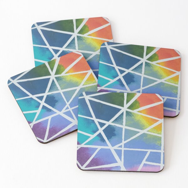 Item preview, Abstract paint colorful lines designed and sold by OddPapayaStudio.