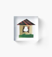 Rural house Acrylic Block