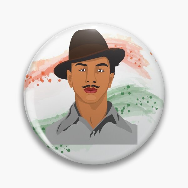 Item preview, Indian freedom fighter Bhagat Singh, real super hero designed and sold by DBkaushal.