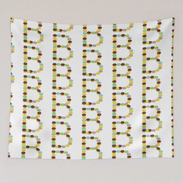 Item preview, COLORFUL DONUT ALPHABET CAPITAL LETTER B designed and sold by LiveAndGlow.
