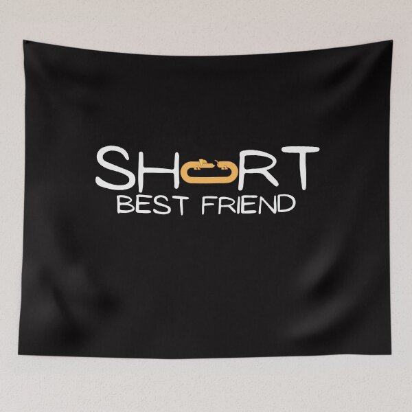 Item preview, Short Best Friend Gift with Dachshund dog designed and sold by TallOne-apparel.