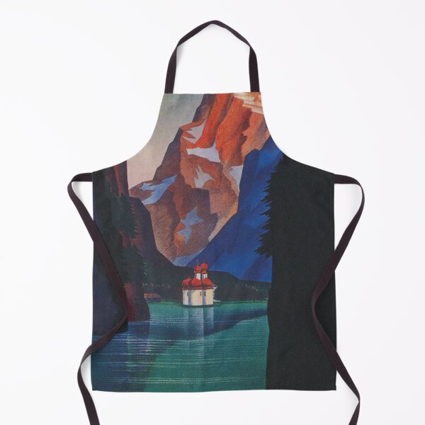 Item preview, Konigssee Lake, Germany Vintage Travel Poster designed and sold by vintagevivian.