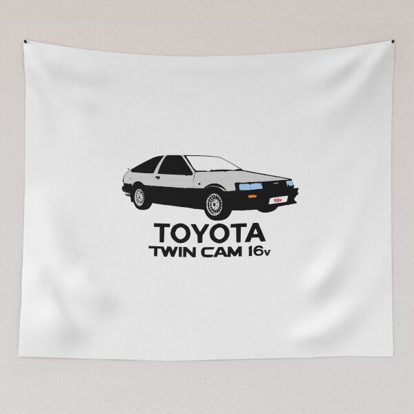 Item preview, Toyota Ae86 Twincam Silver over Black designed and sold by Autographix.