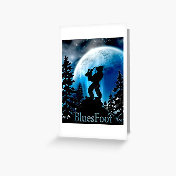 BluesFoot Greeting Card