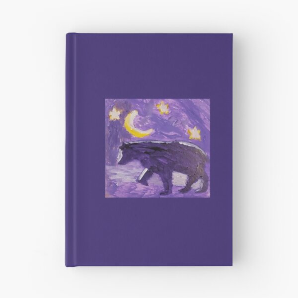 Item preview, Purple Bear acrylic painting by Tabitha Kremesec designed and sold by Tabitha Kremesec.