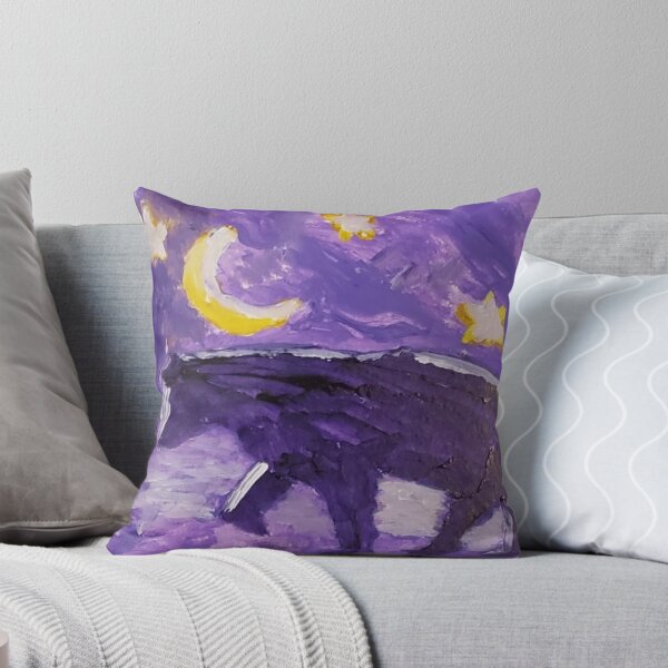 Item preview, Purple Bear acrylic painting by Tabitha Kremesec designed and sold by Tabitha Kremesec.