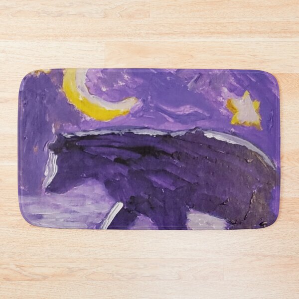 Item preview, Purple Bear acrylic painting by Tabitha Kremesec designed and sold by Tabitha Kremesec.