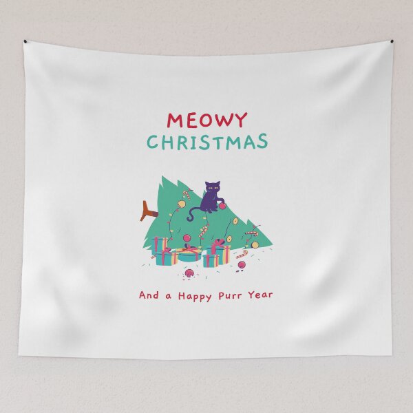 Item preview, meowy christmas designed and sold by joshua pierre.