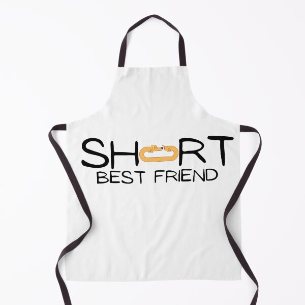 Item preview, Short Best Friend Gift with Dachshund dog black designed and sold by TallOne-apparel.