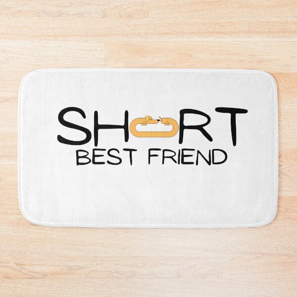 Item preview, Short Best Friend Gift with Dachshund dog black designed and sold by TallOne-apparel.