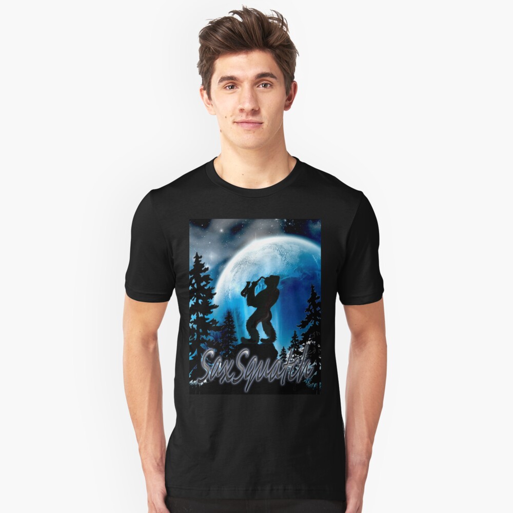 SaxSquatch Slim Fit T-Shirt