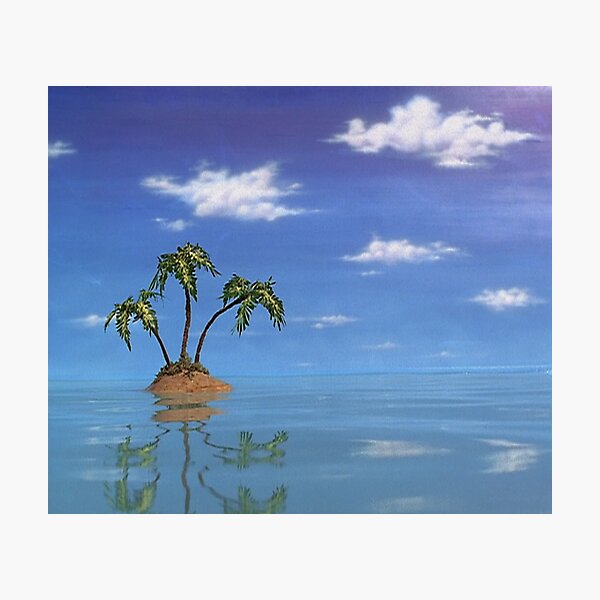 Spongebob Opening Scene Island Background Photographic Print