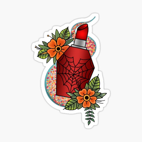 Item preview, Spooky Lipstick Tattoo designed and sold by Amanda Kitchings.