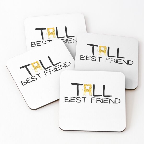 Item preview, Tall Best Friend Gift with Giraffes Black designed and sold by TallOne-apparel.