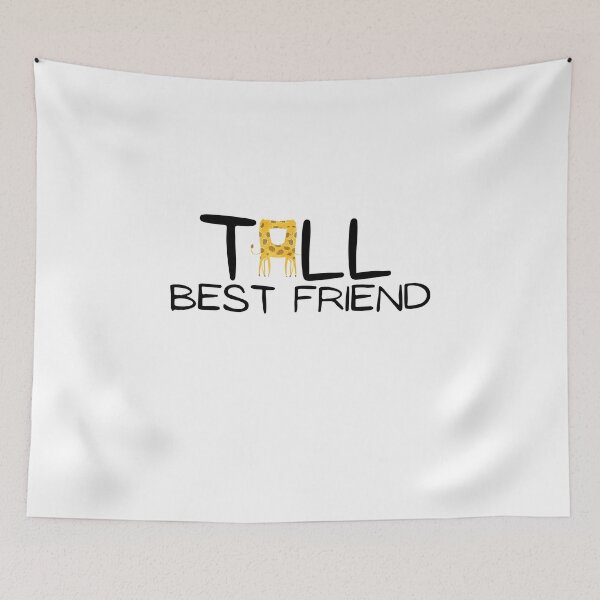 Item preview, Tall Best Friend Gift with Giraffes Black designed and sold by TallOne-apparel.
