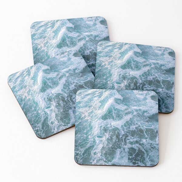 Item preview, Clear blue waves crashing in the Pacific ocean designed and sold by wendy4496.