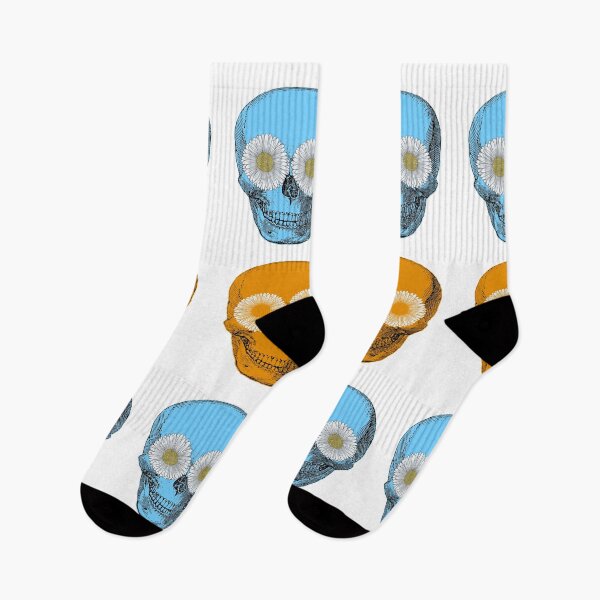 Item preview, Skulls and Daisies  designed and sold by museprettywords.